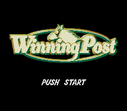 Заставка игры Winning Post